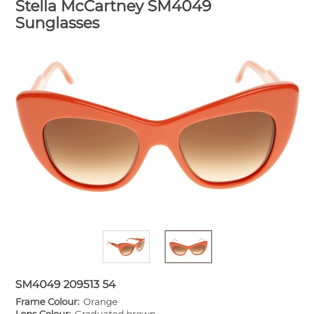 Stella McCartney Oversized Cateye Sunglasses SM4049